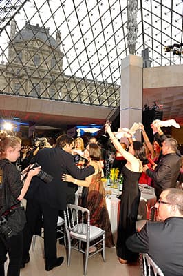 Soirée à thème et photo de plateau en événement