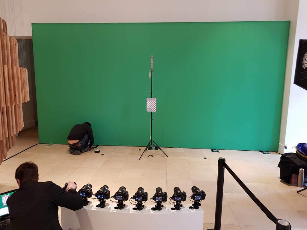 Cercle de caméras synchronisées pour capture Bullet Time 360°